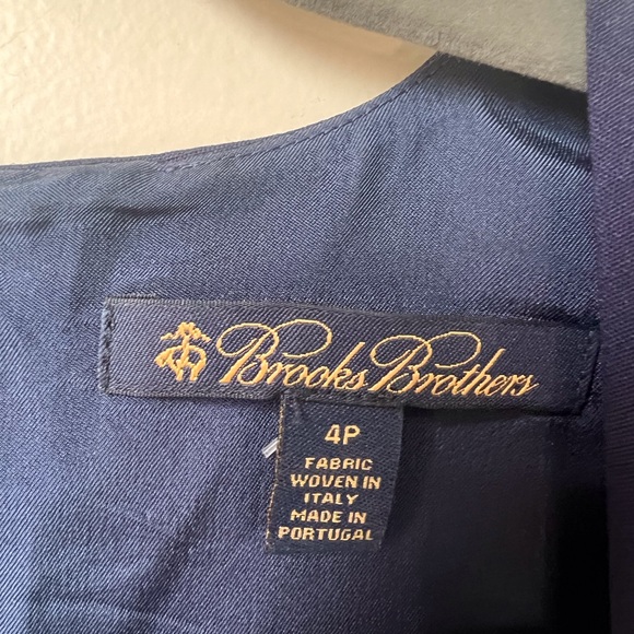 Brooks Brothers Bonotto Dress Size 4P - Picture 8 of 13